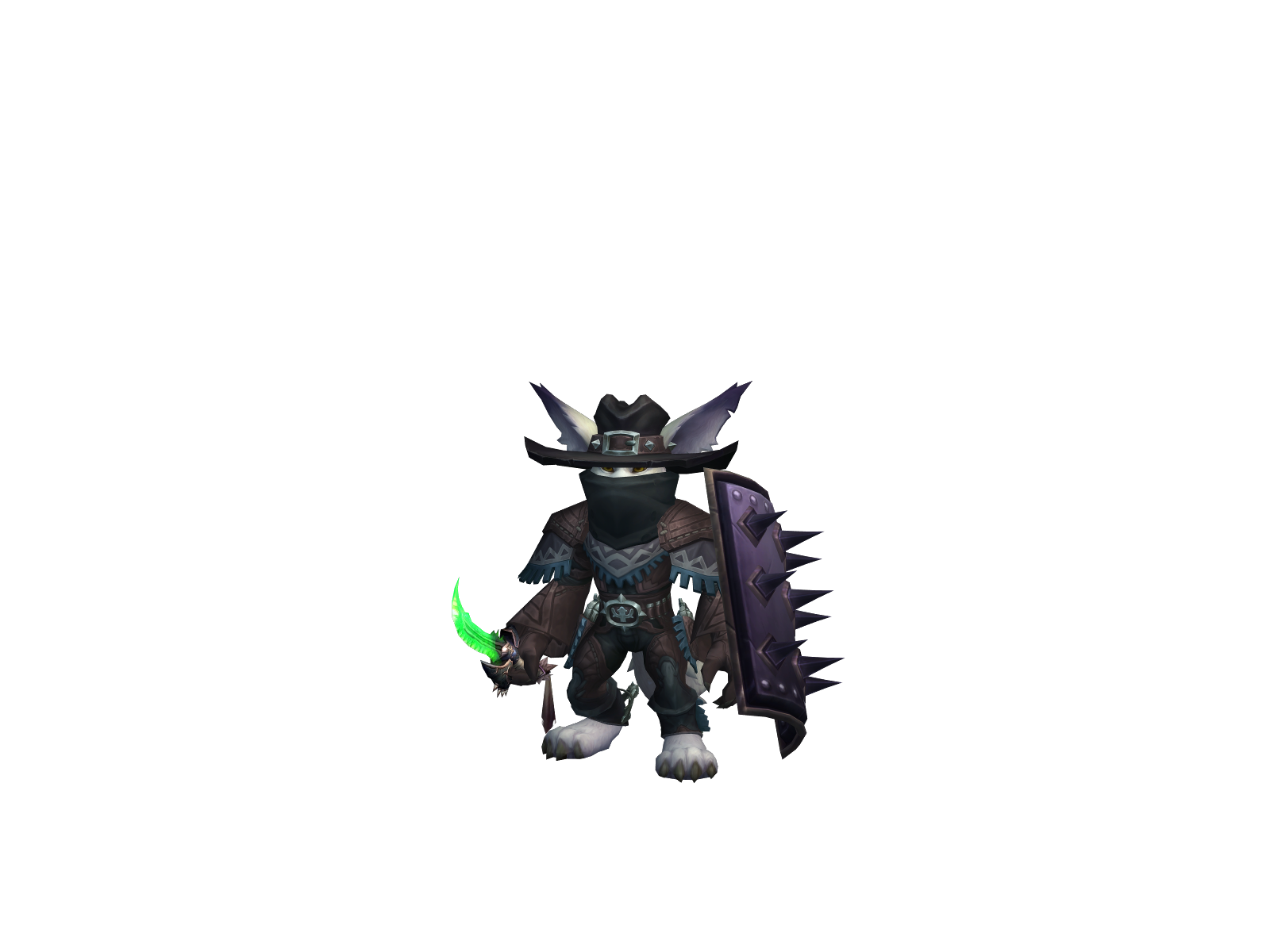 Skorvis 3D character render