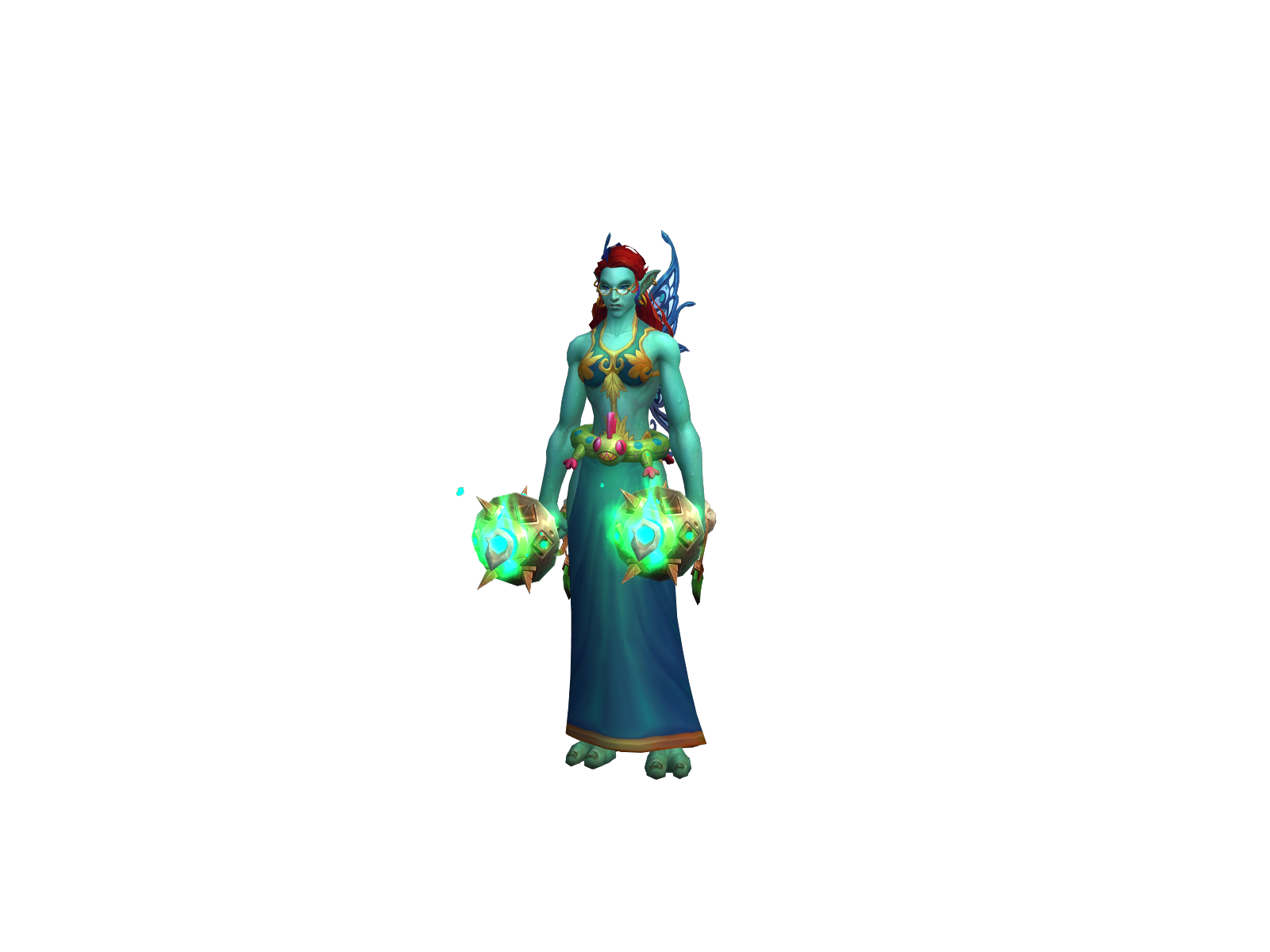 Zamara 3D character render