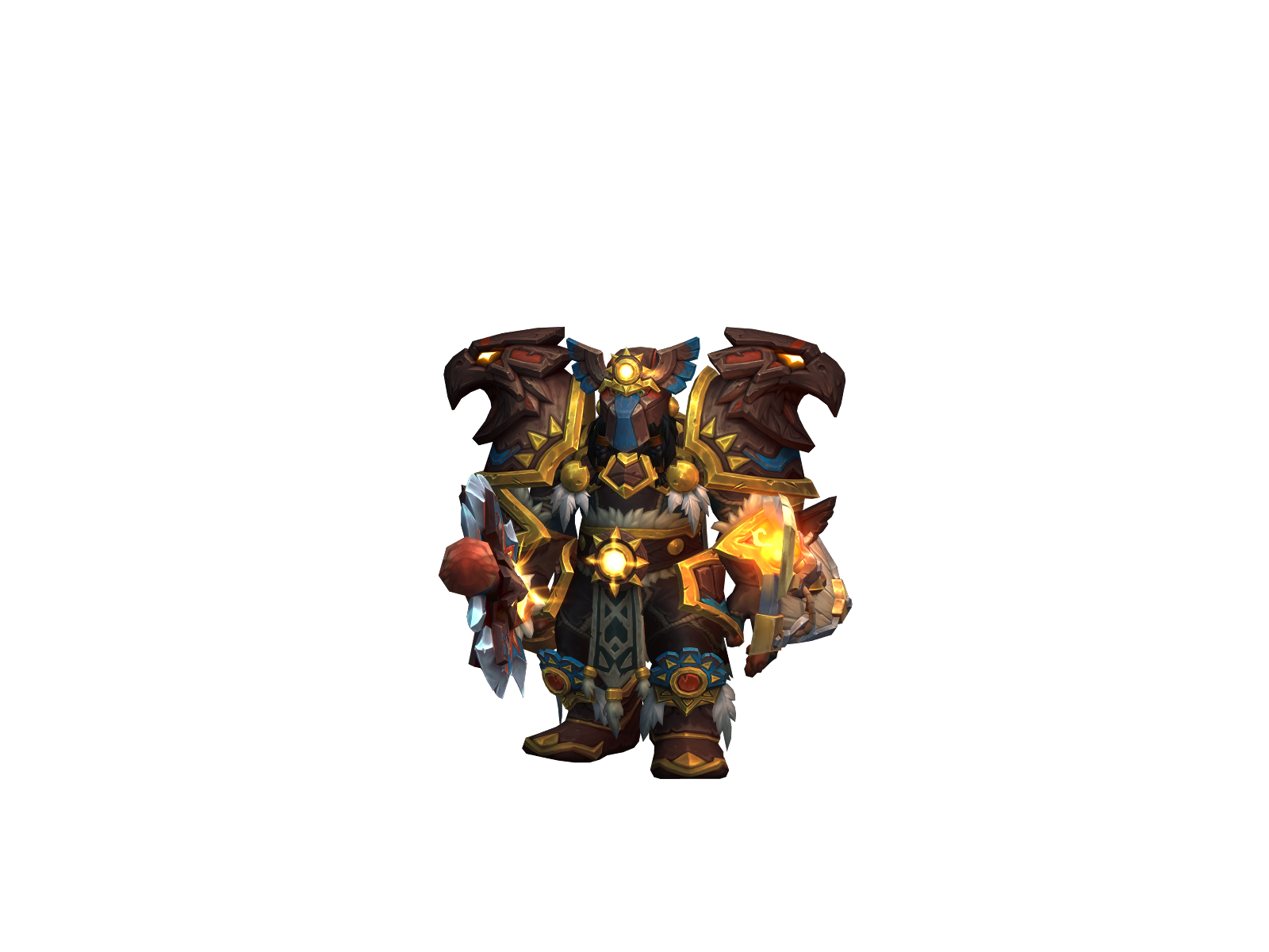 Papserk 3D character render