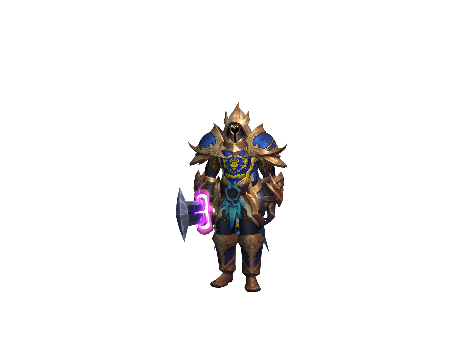 Lukskyfalker 3D character render
