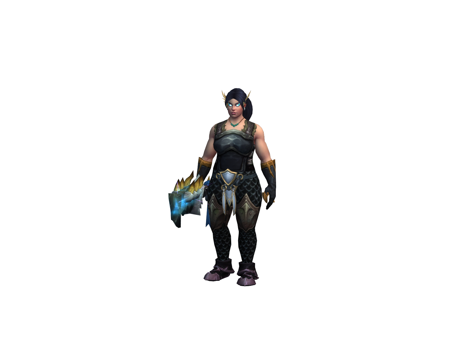 Sadierenee 3D character render