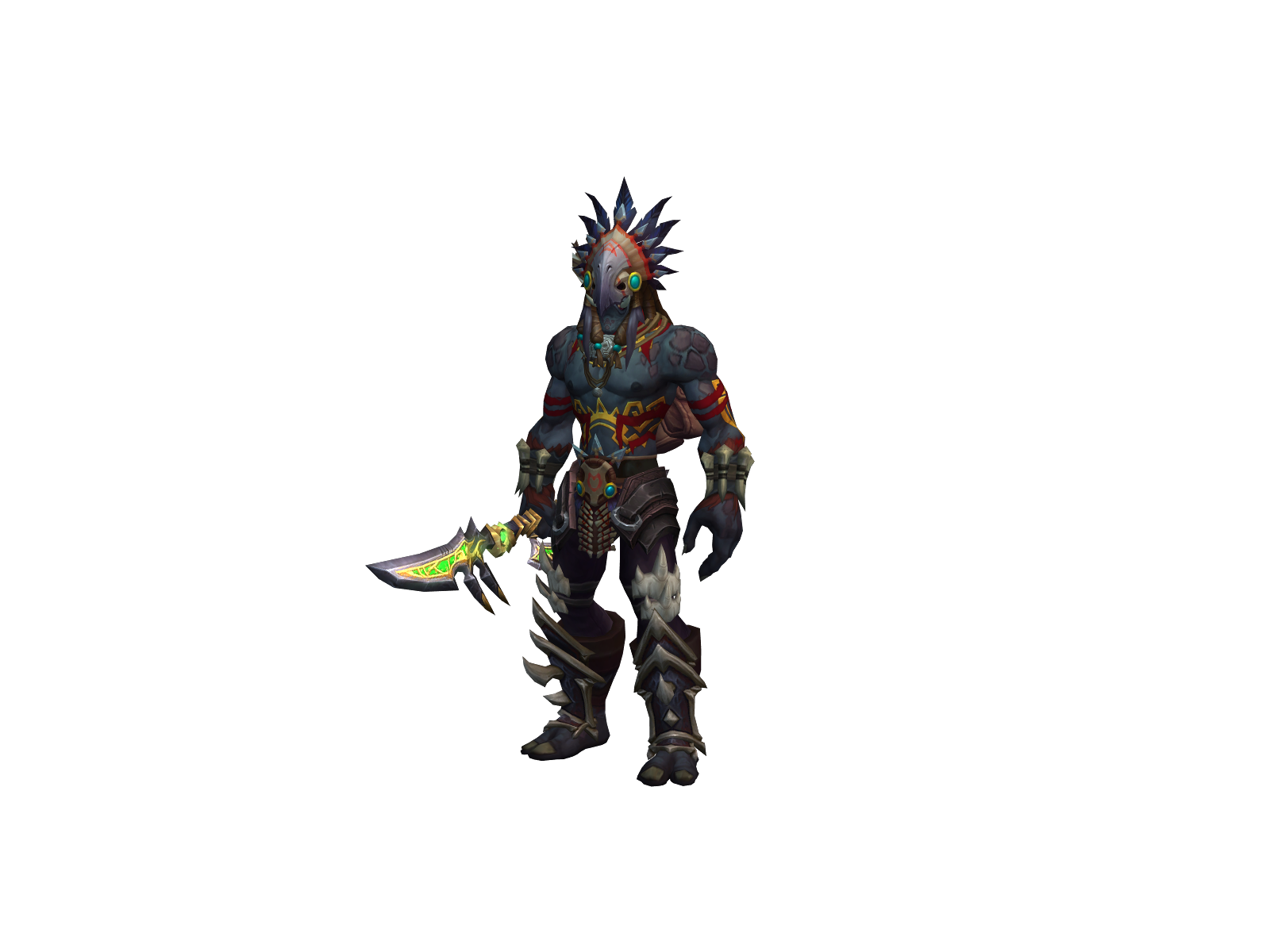 Anethono 3D character render