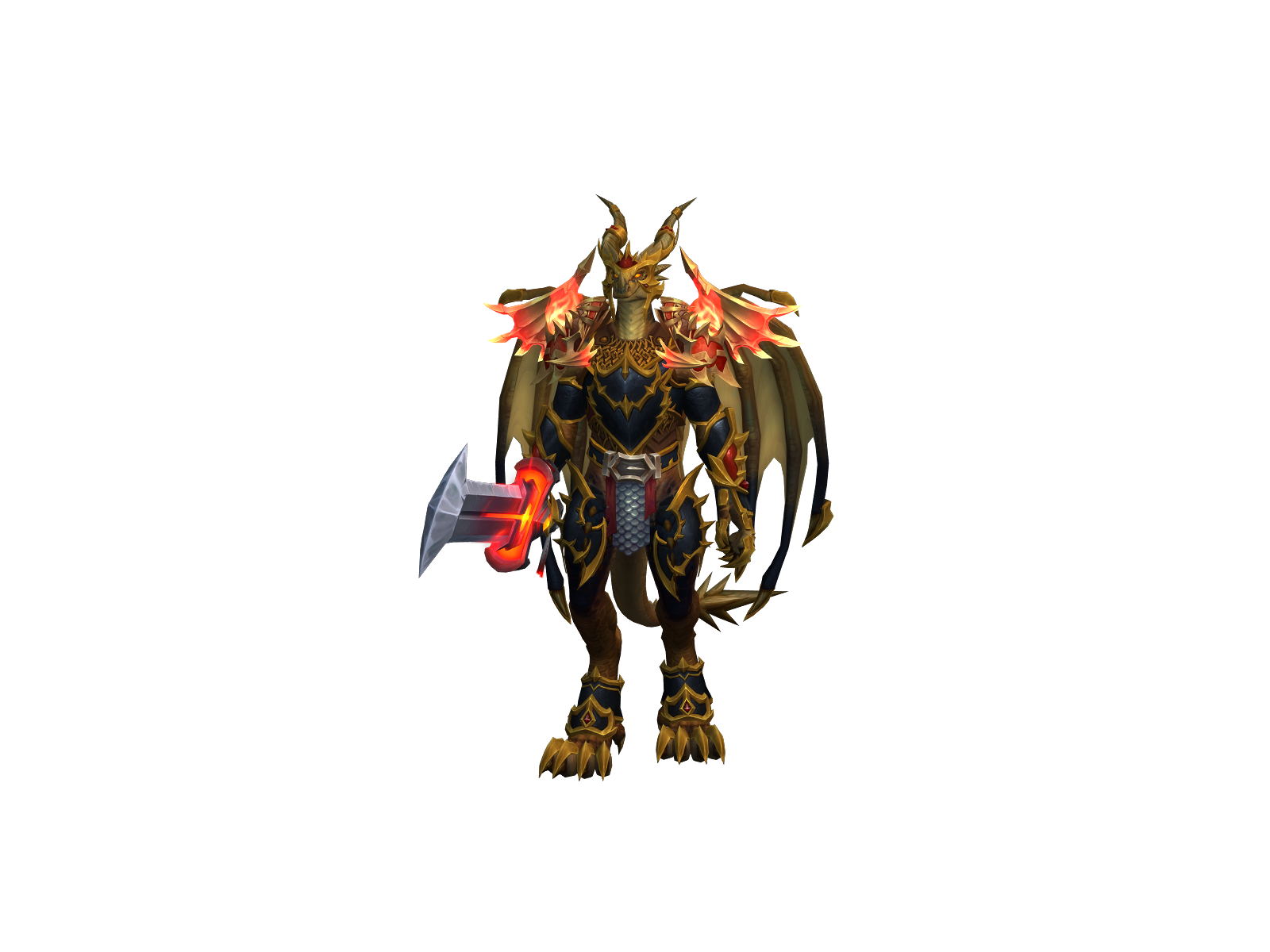 Straferion 3D character render