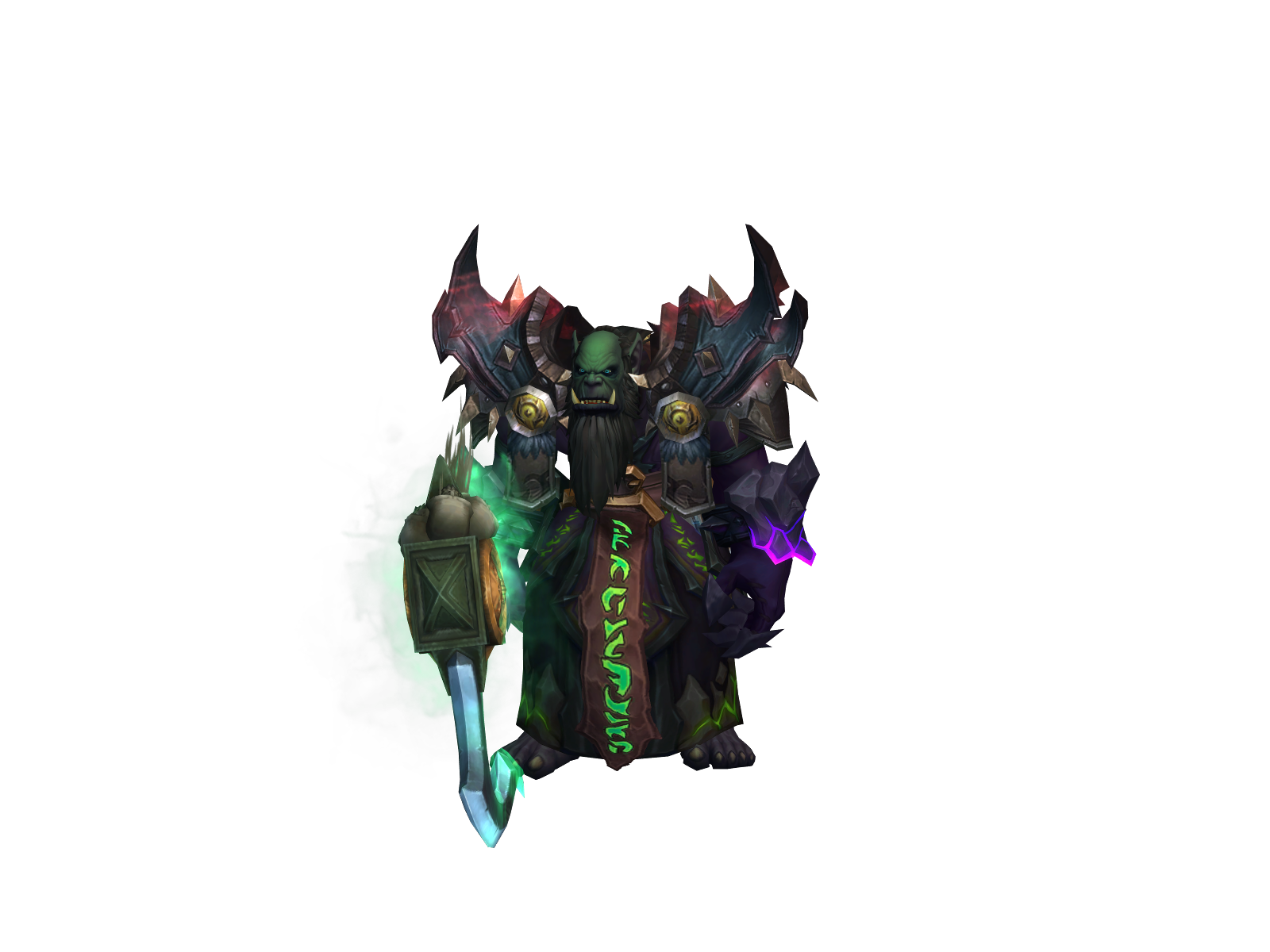 Decreptid 3D character render