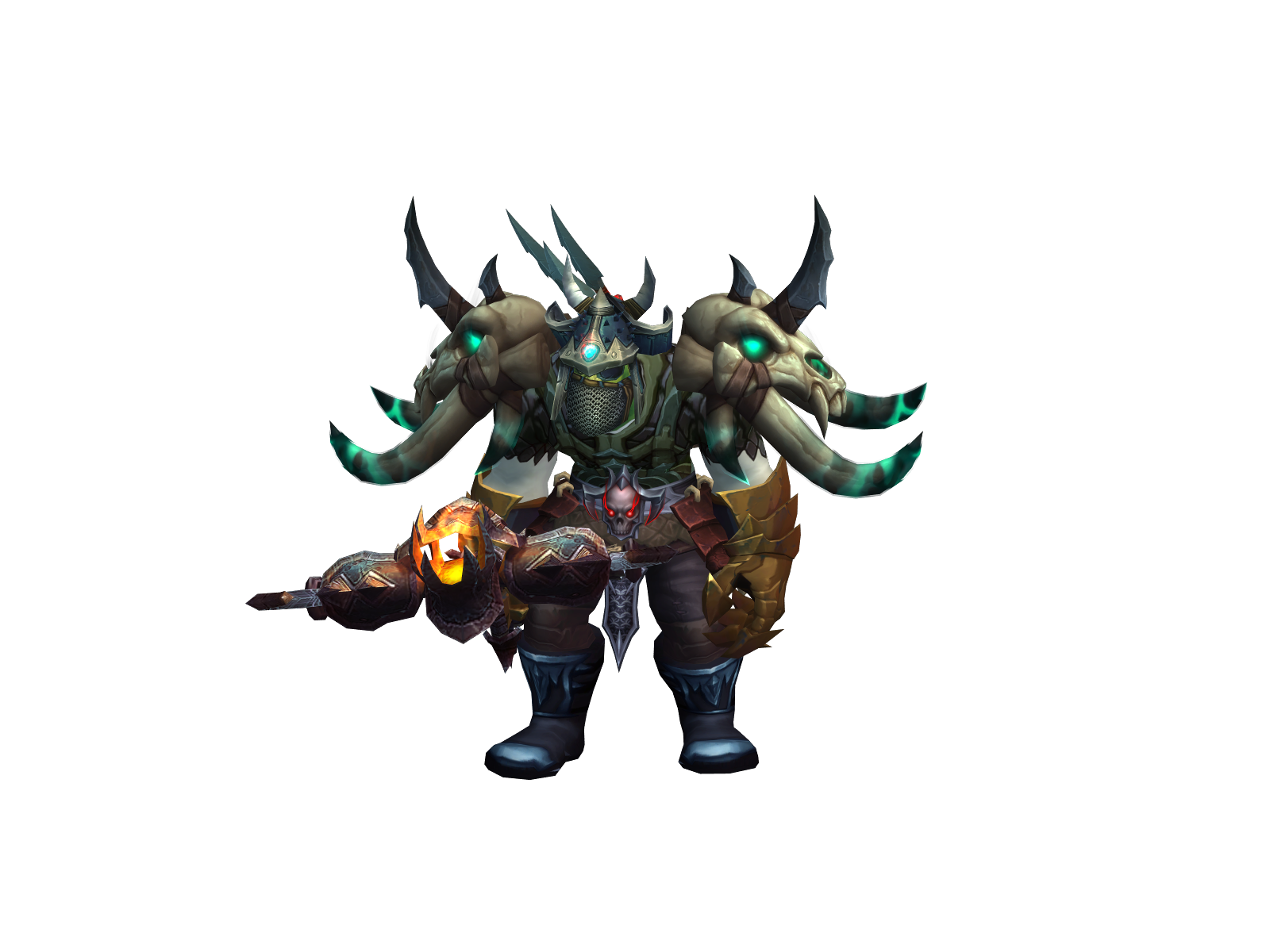 Rekiron 3D character render