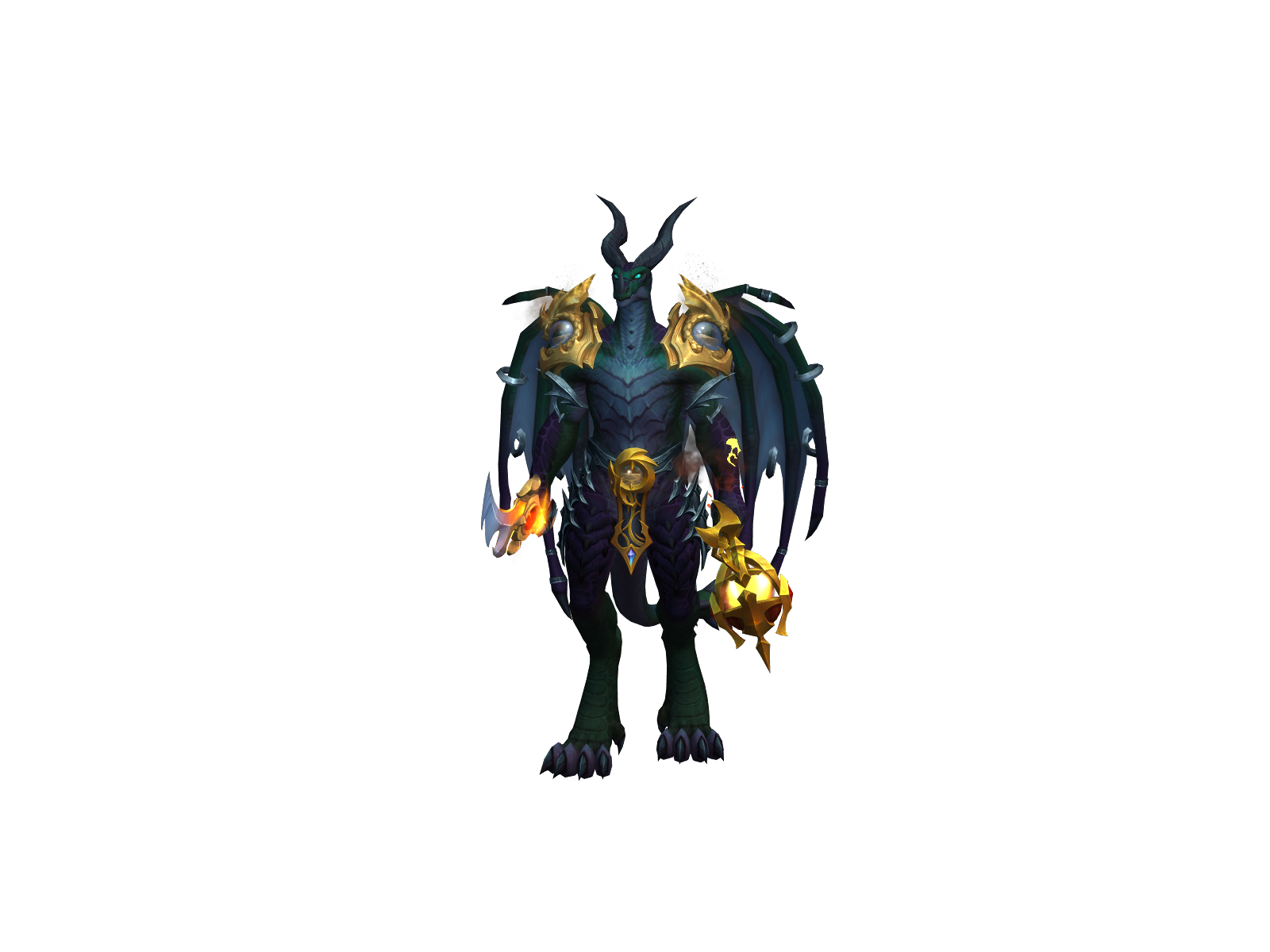Zerathin 3D character render