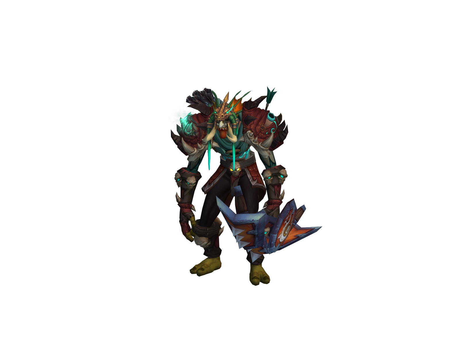 Gigglegrass 3D character render