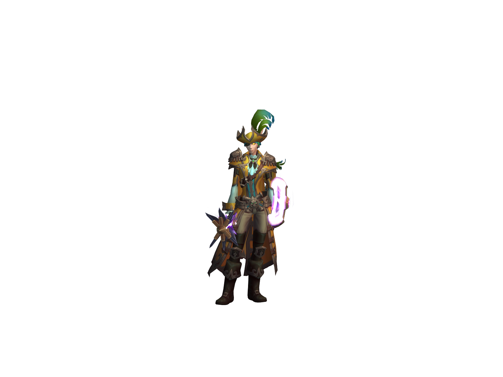 Trainscend 3D character render