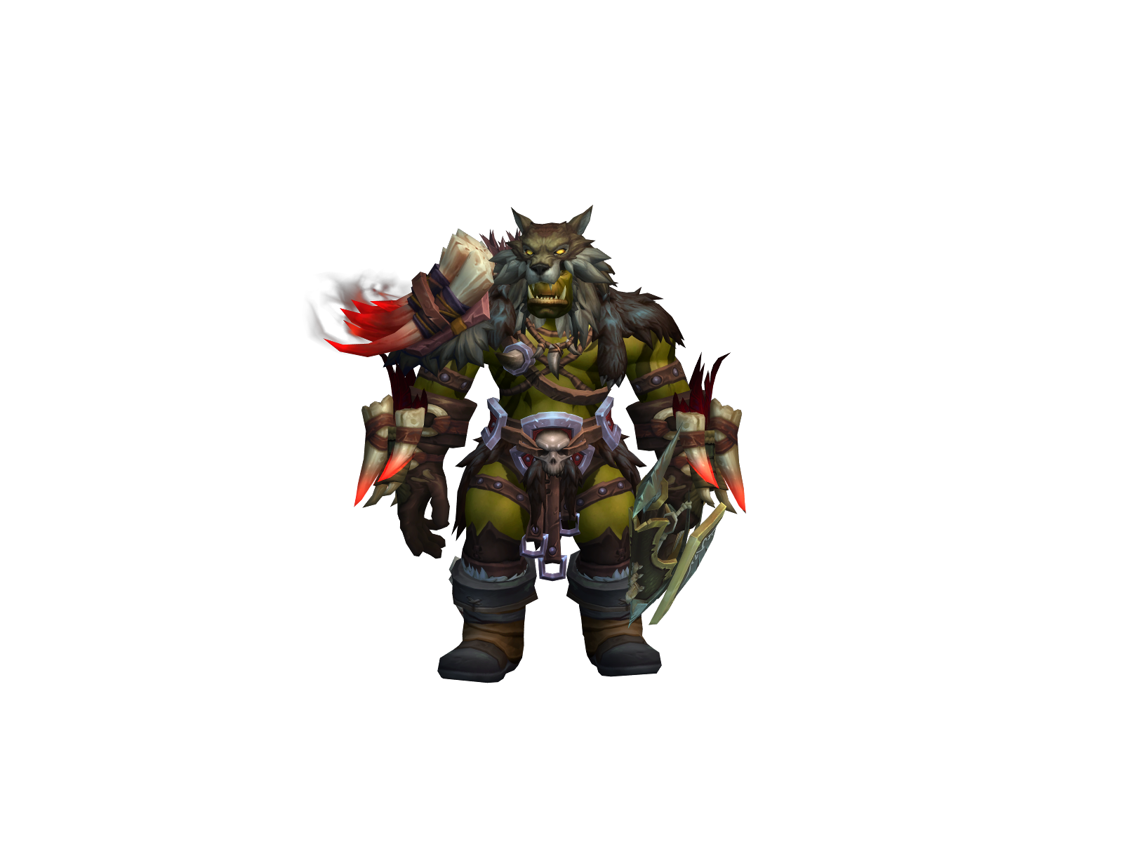 Elanrok 3D character render