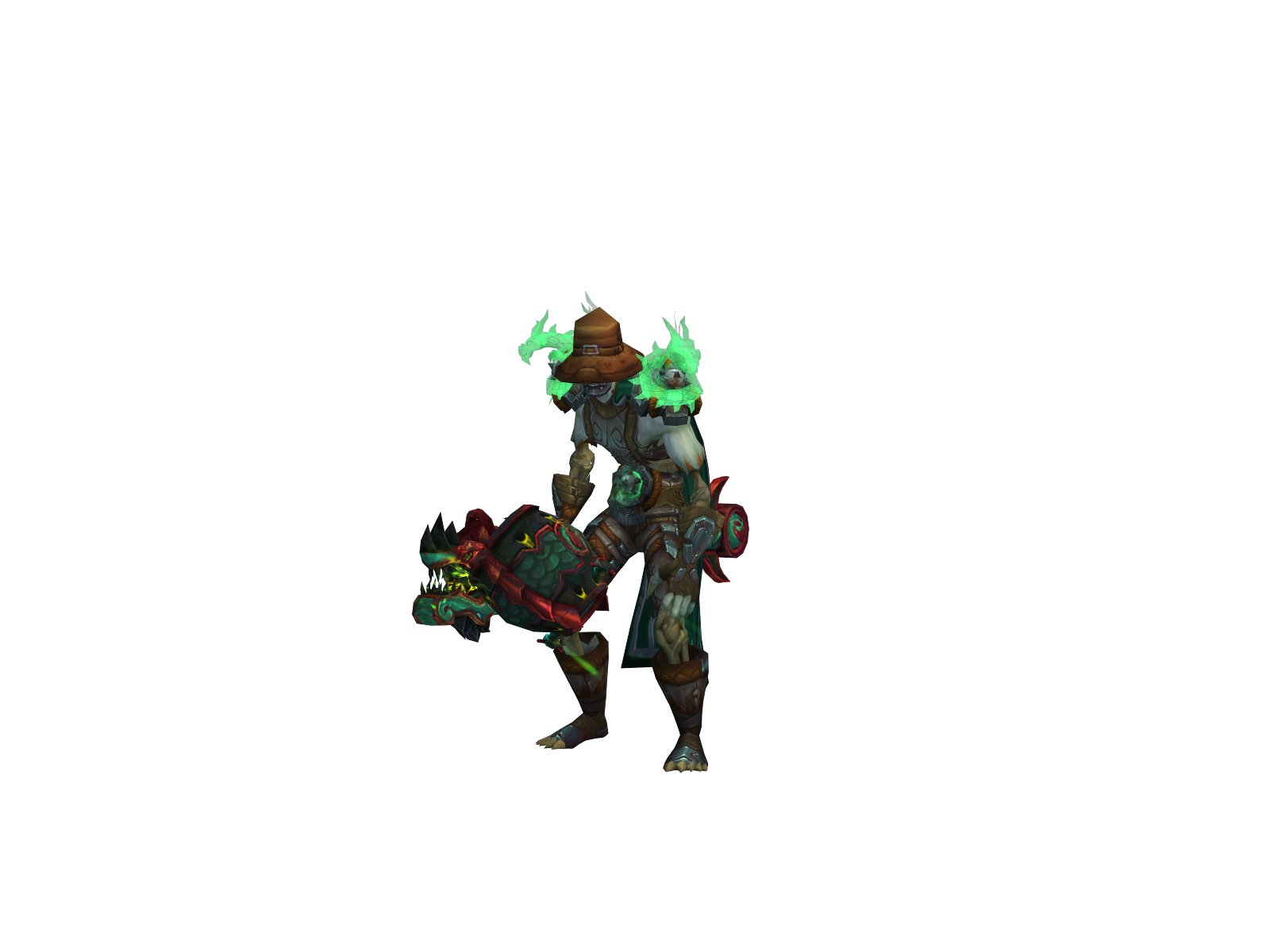 Buriell 3D character render