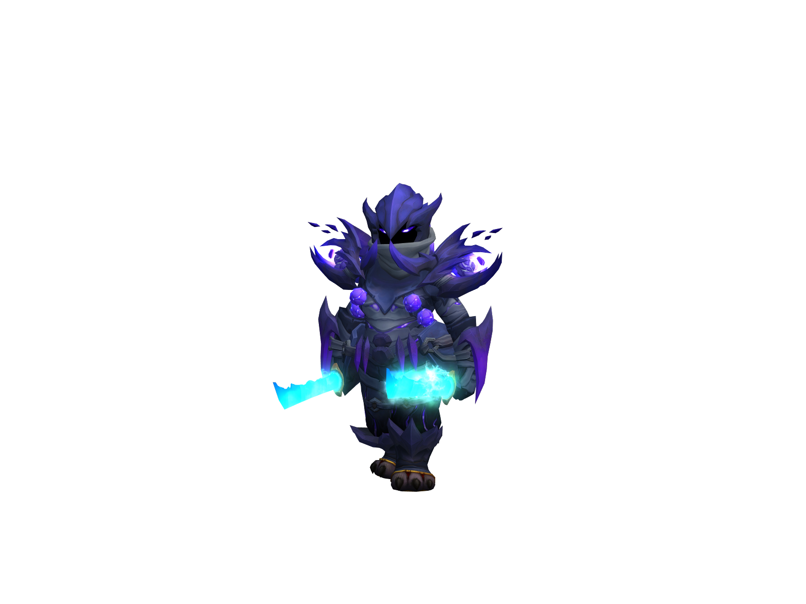 Evaporate 3D character render