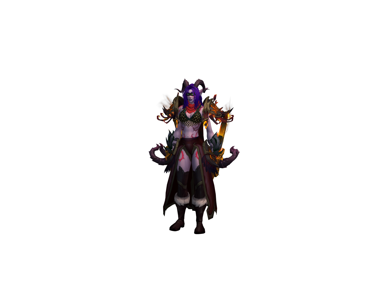 Sefarine 3D character render