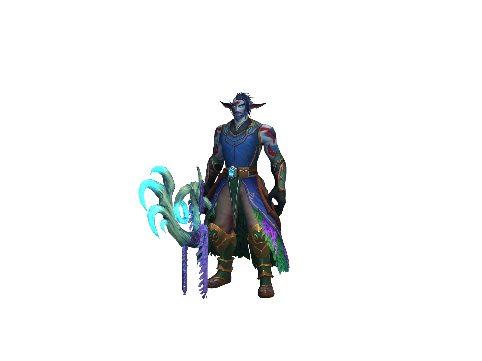 Meryc 3D character render