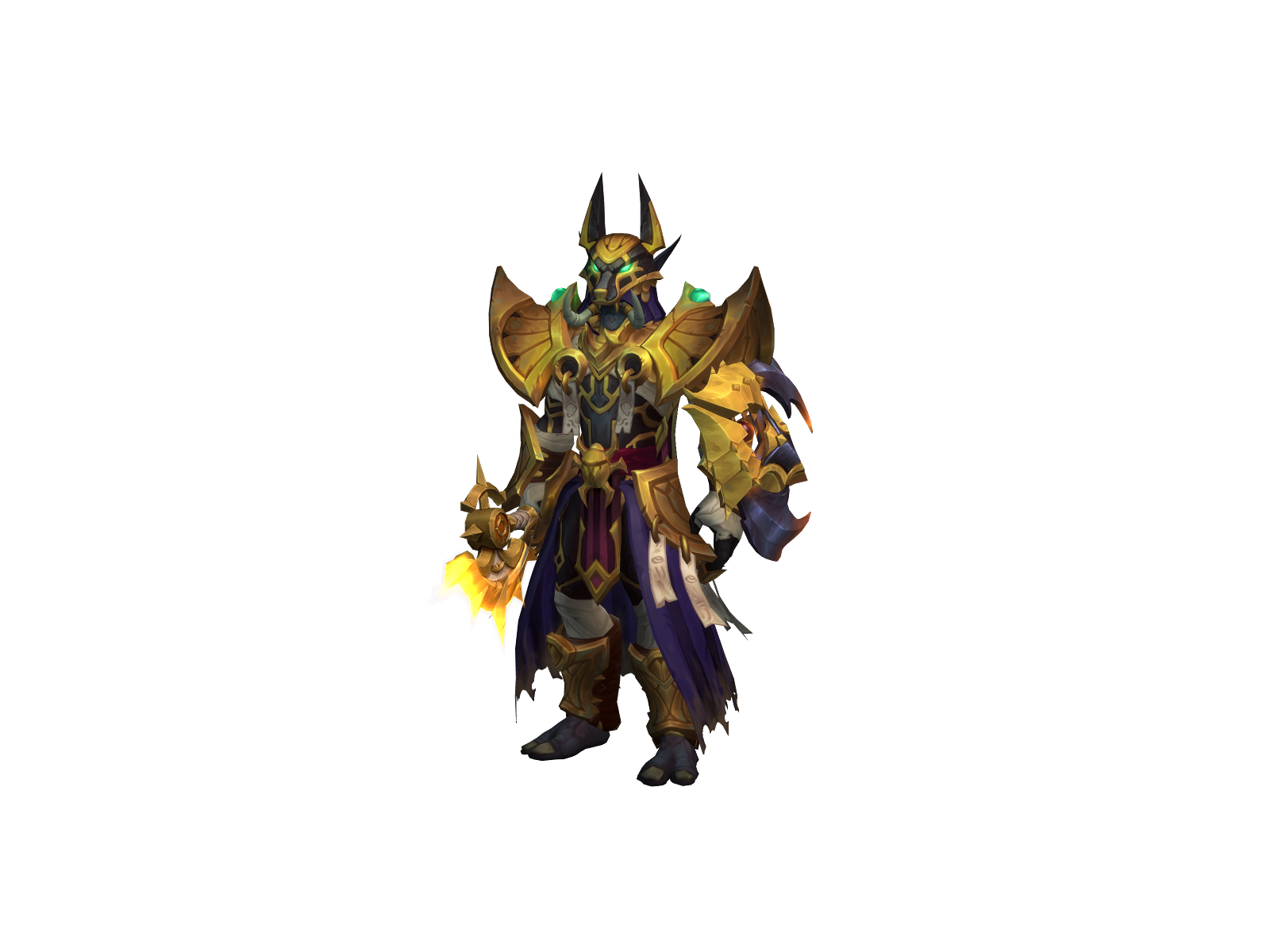 Shamanelite 3D character render