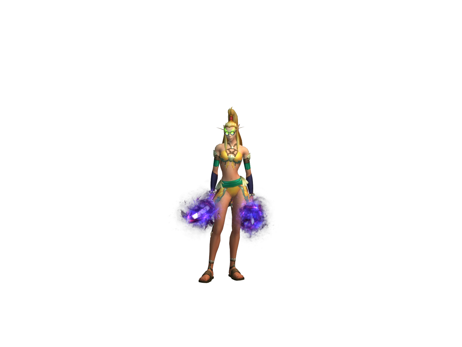 Astä 3D character render