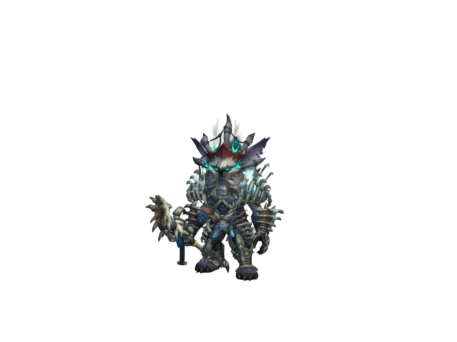 Fiddlegan 3D character render