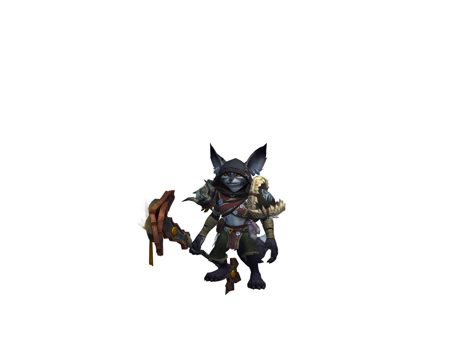 Healrat 3D character render