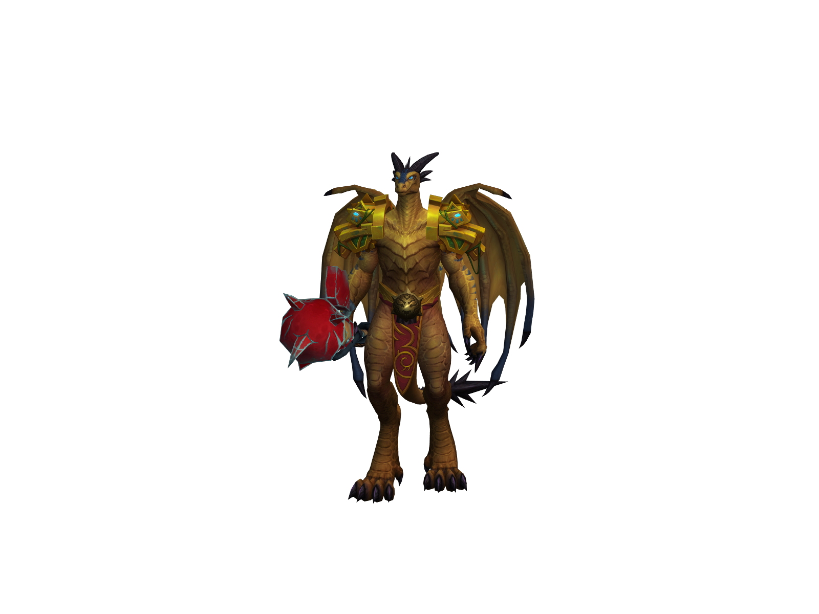 Dragonofwar 3D character render