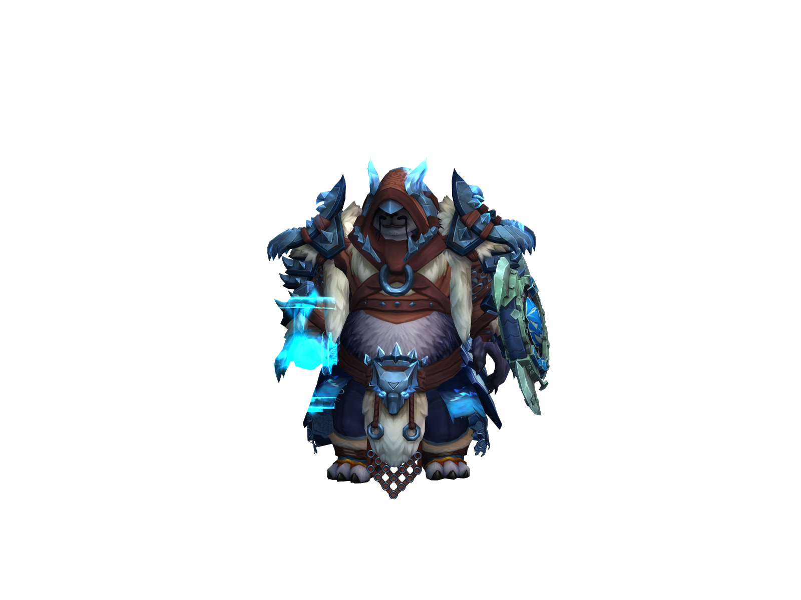 Baconfriend 3D character render