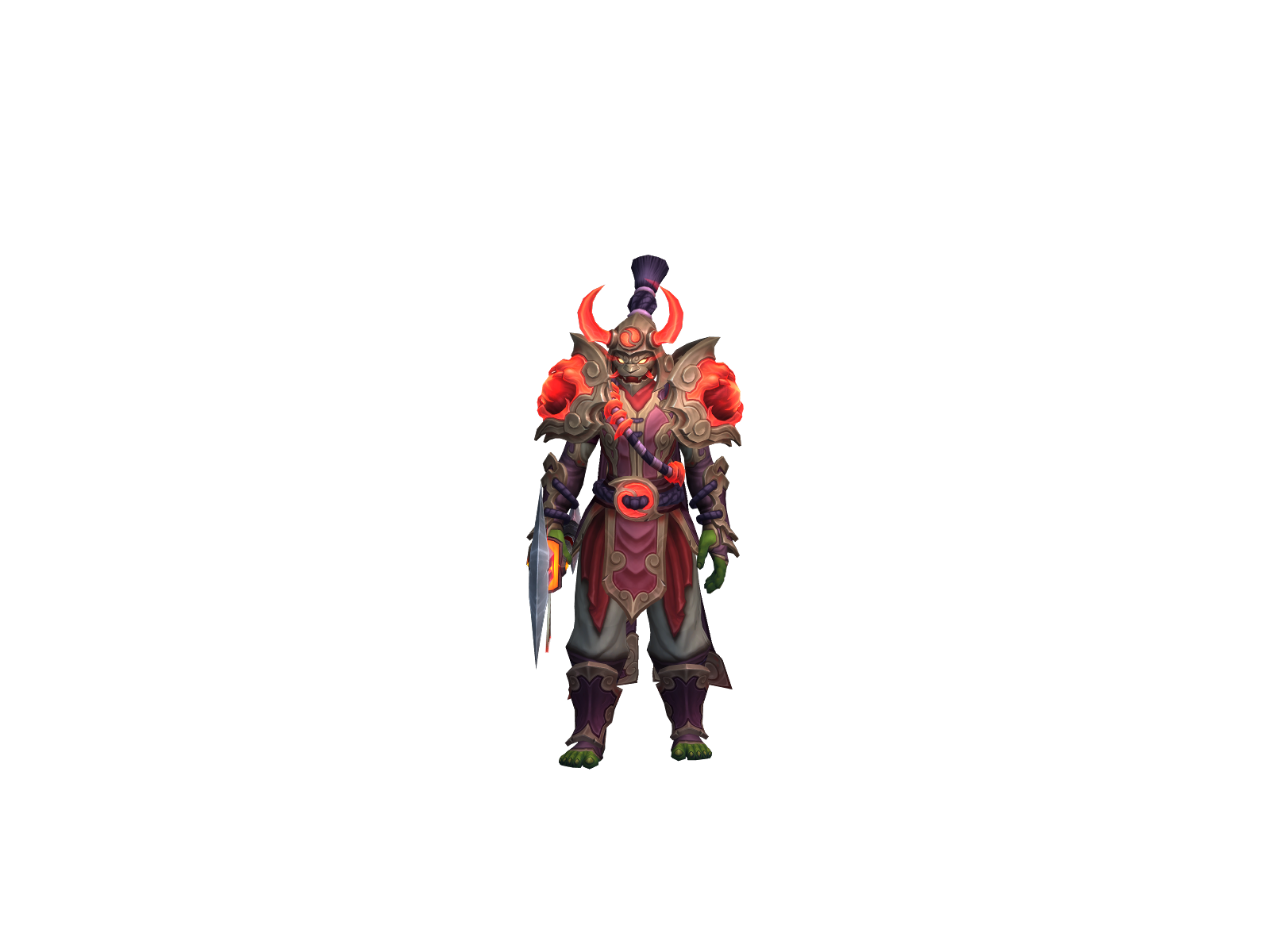 Bàke 3D character render