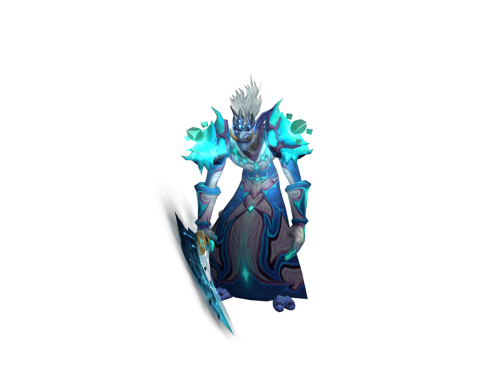 Flameón 3D character render