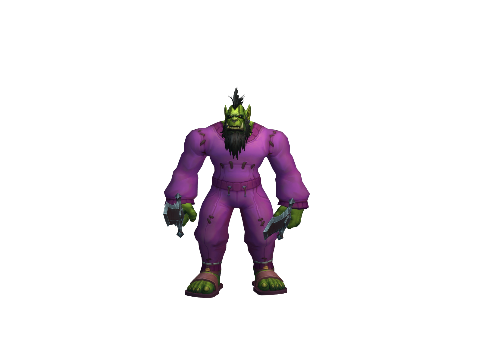 Nazzgrash 3D character render