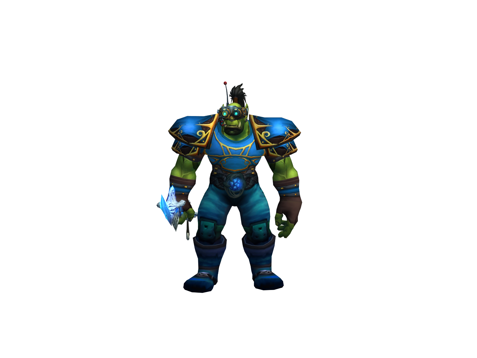 Paißae 3D character render