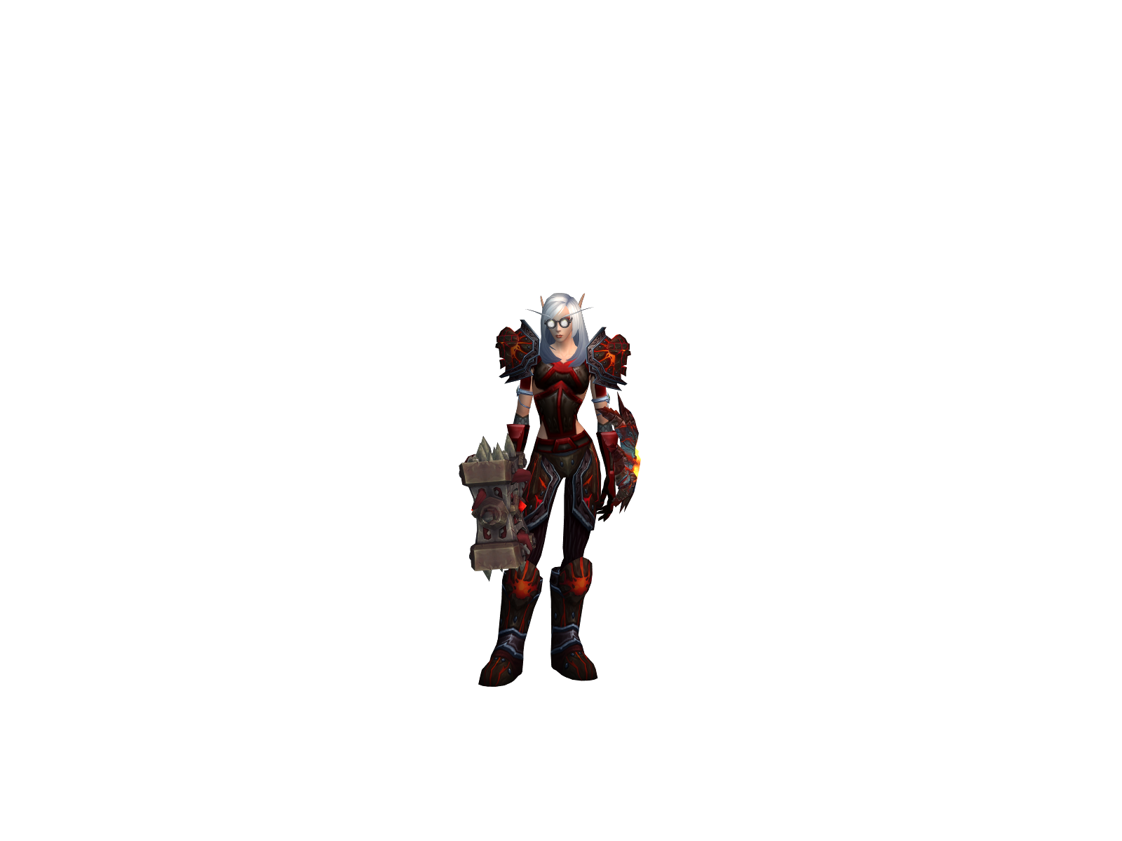 Rhodanthe 3D character render