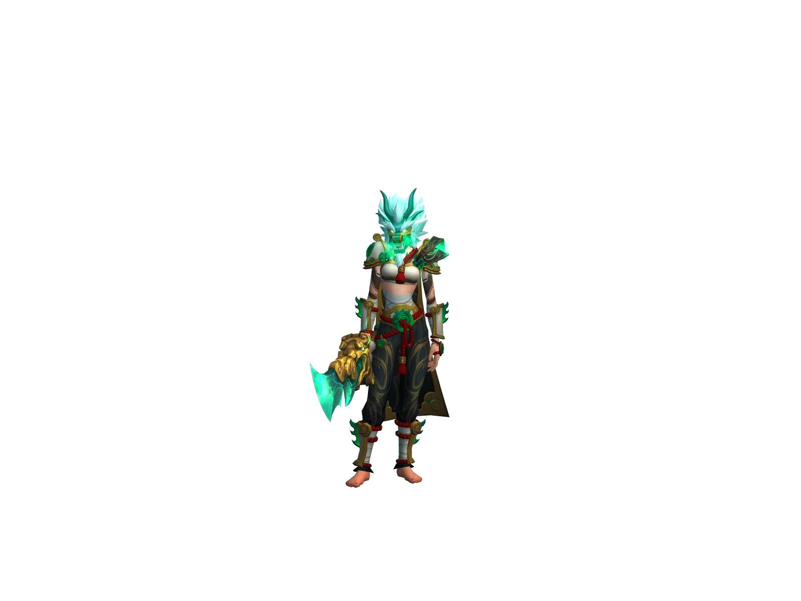 Tresdín 3D character render