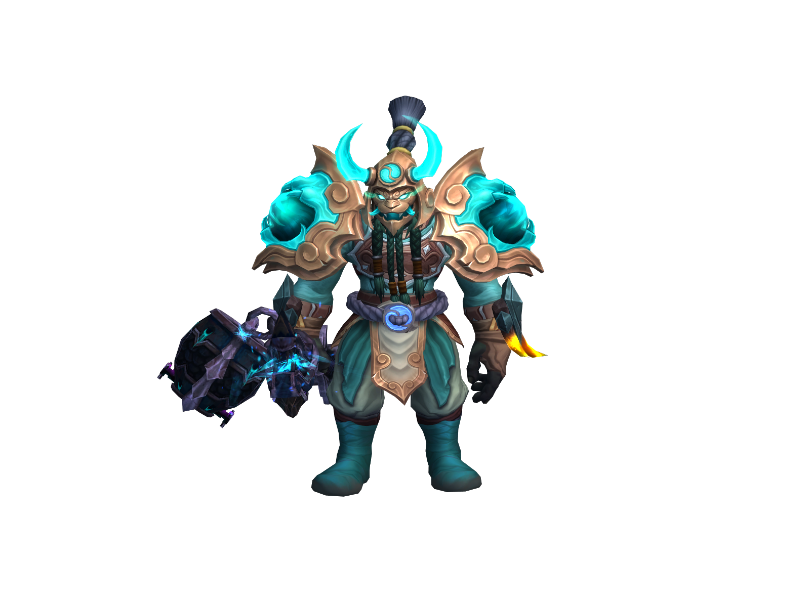 Uhoops 3D character render