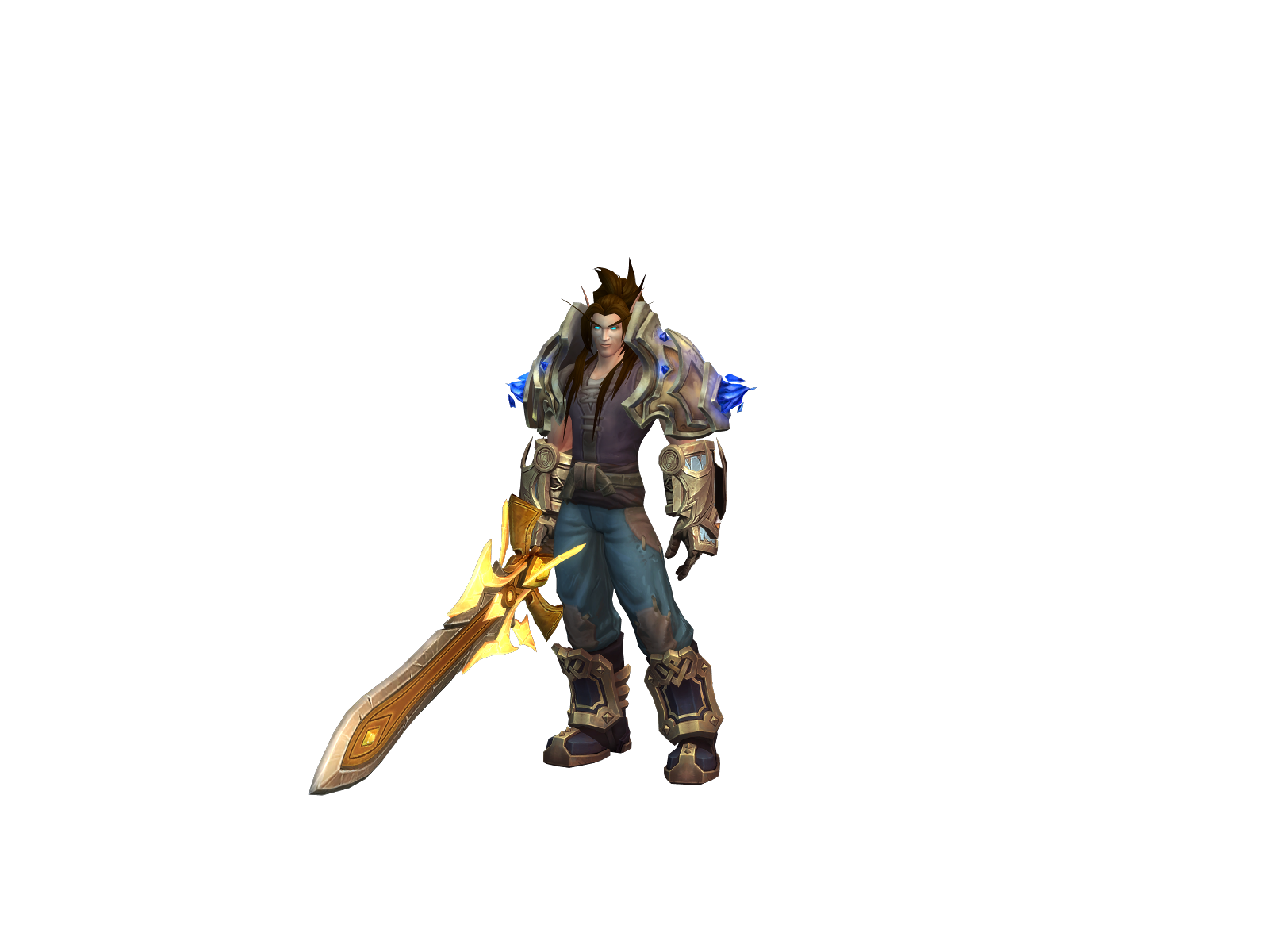 Elochian 3D character render