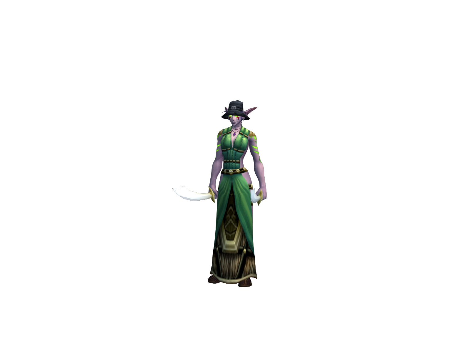 Alphafel 3D character render