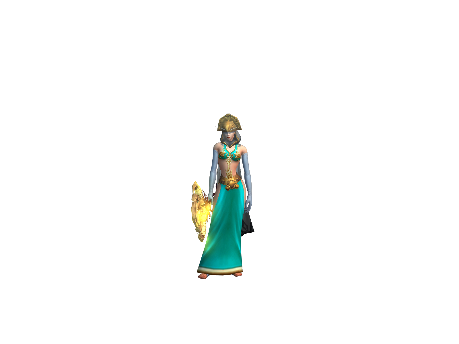 Quilara 3D character render
