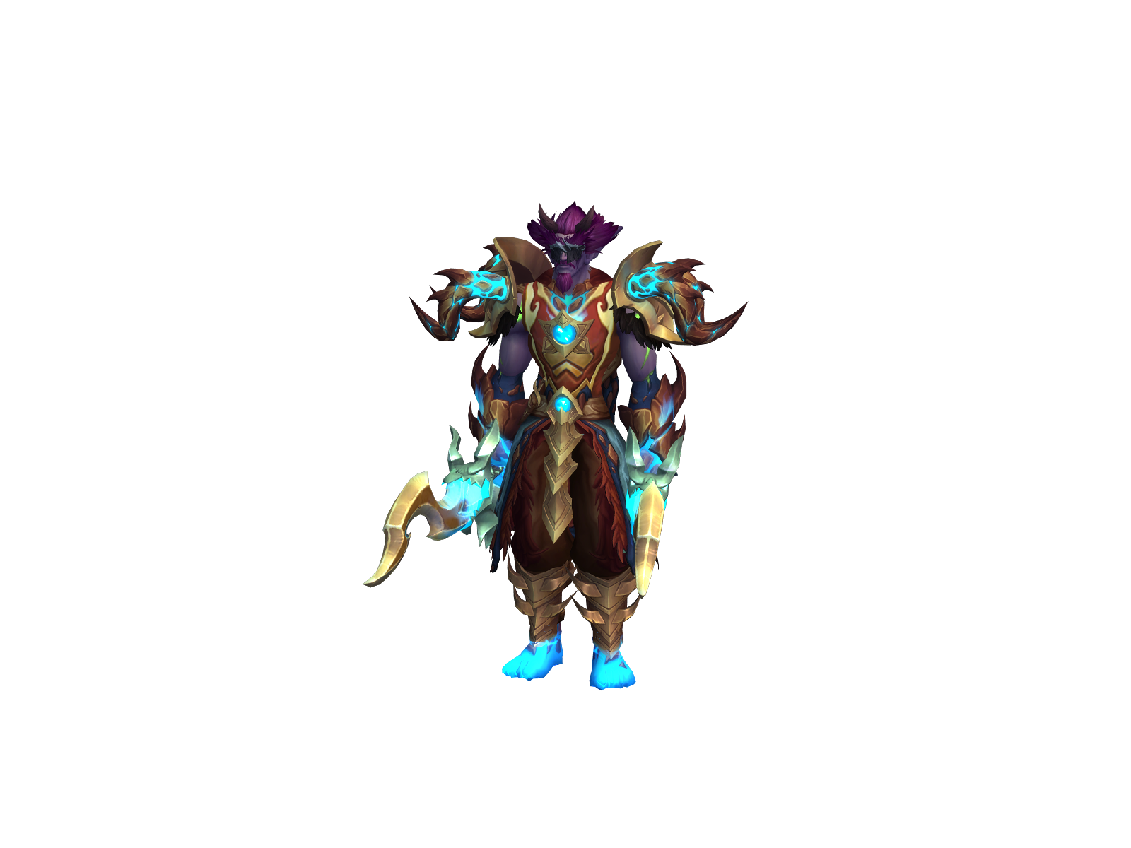 Escamdarkin 3D character render