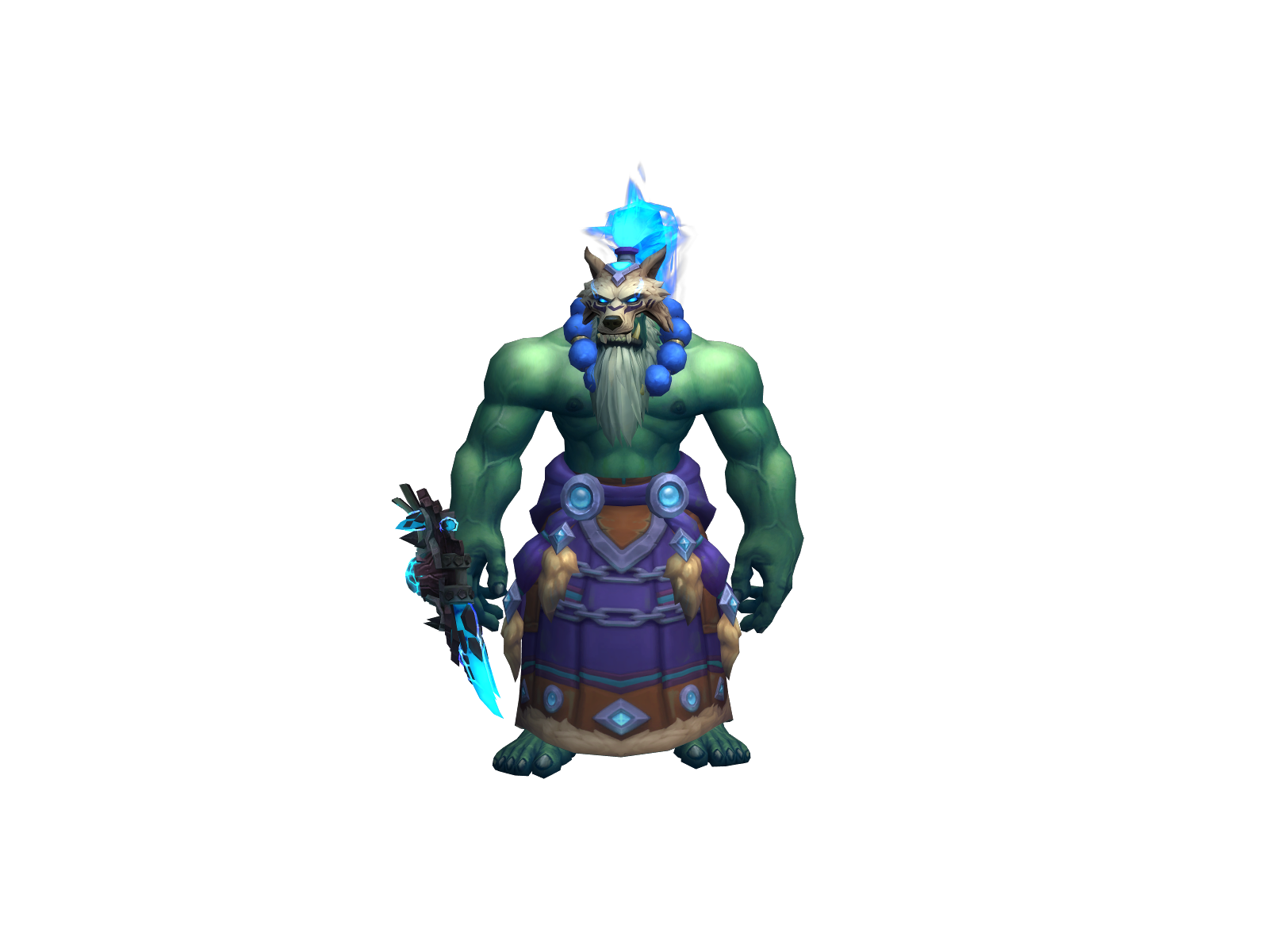Yagr 3D character render