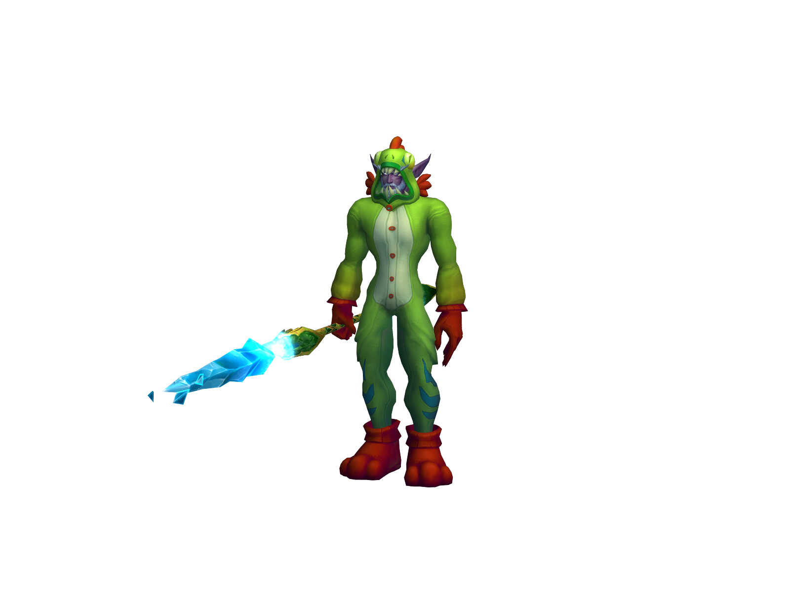 Arcanose 3D character render