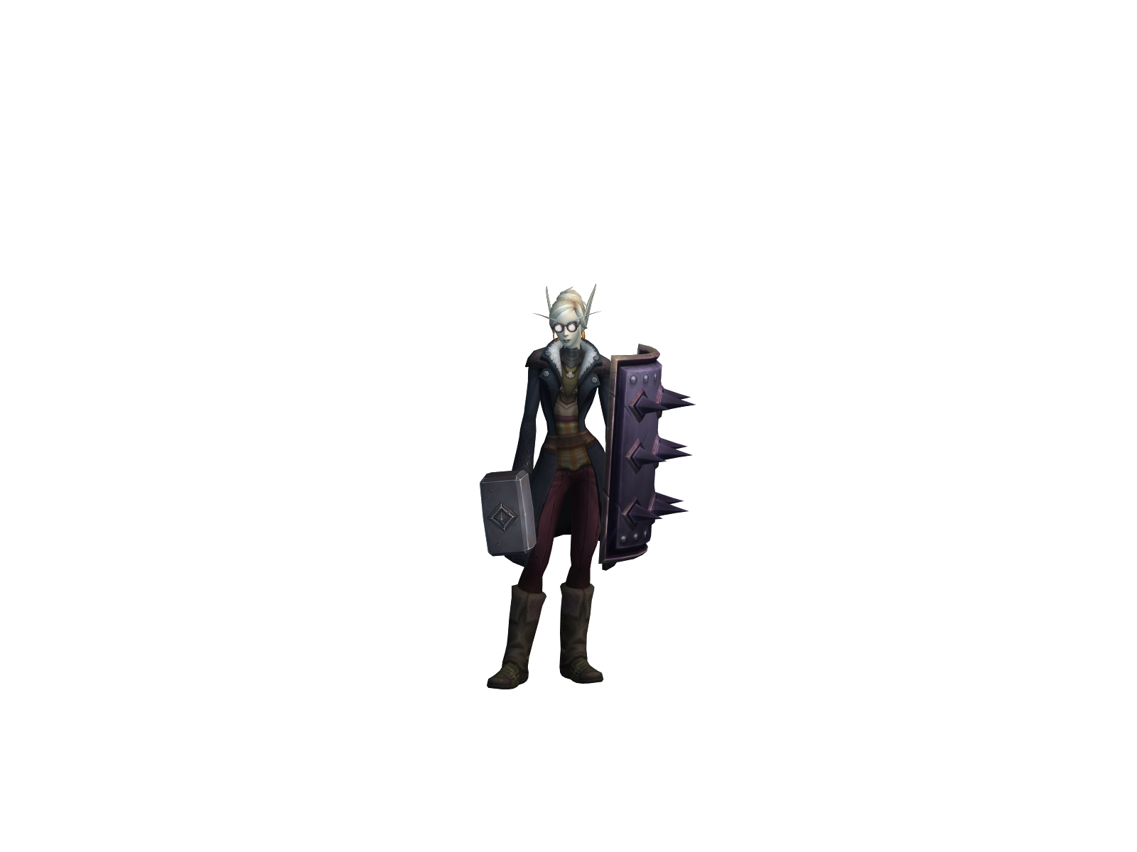 Salyn 3D character render