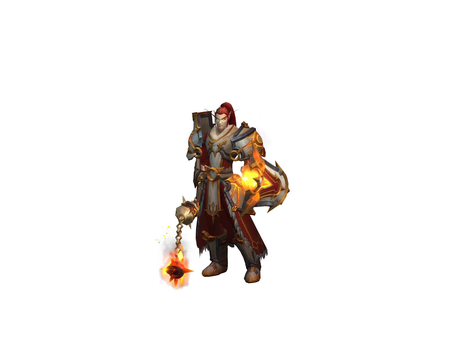 Garbopaladin 3D character render