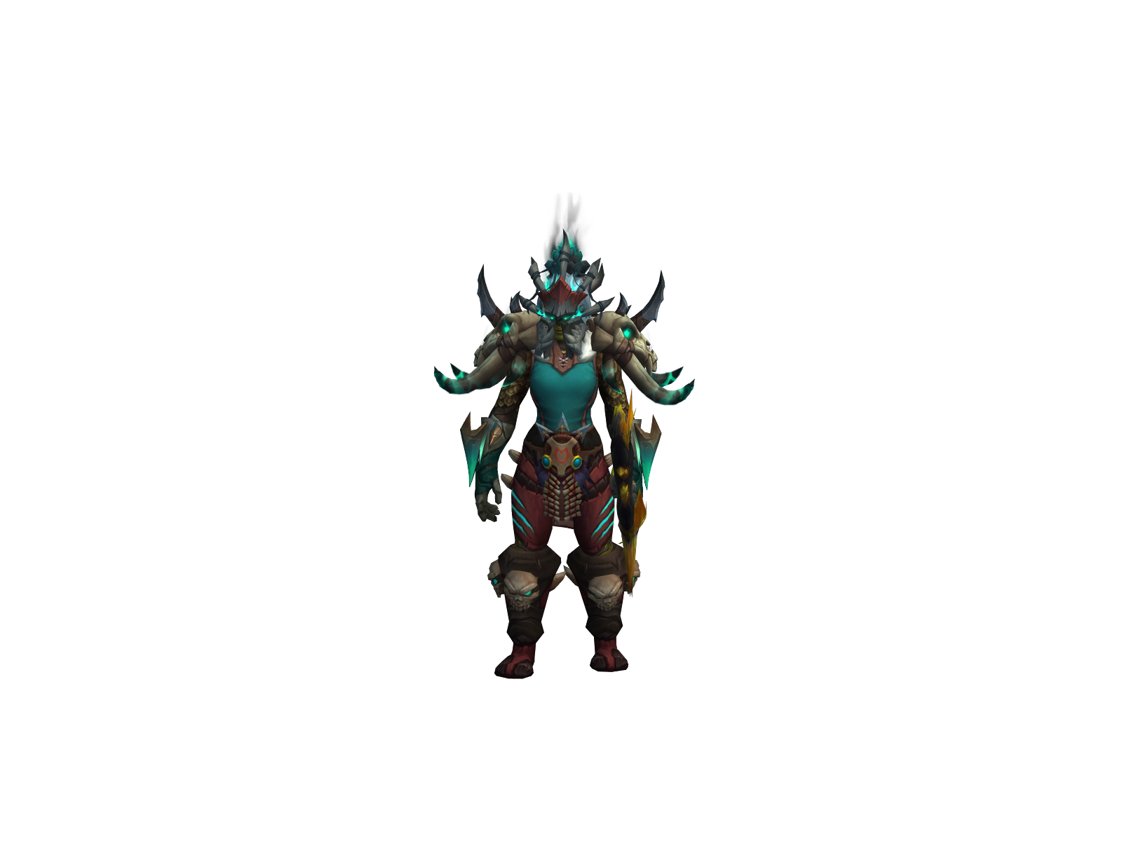 Tekkneek 3D character render
