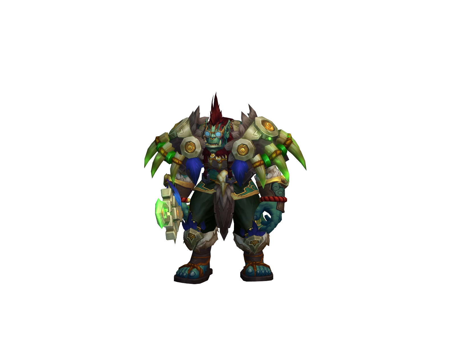 Boostiomonk 3D character render