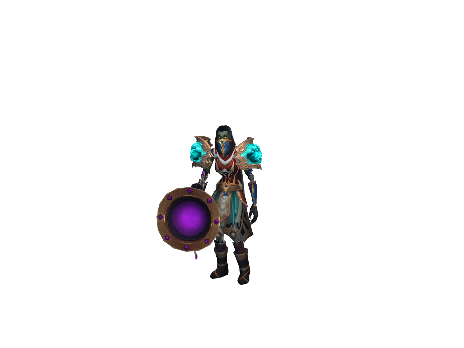 Feders 3D character render
