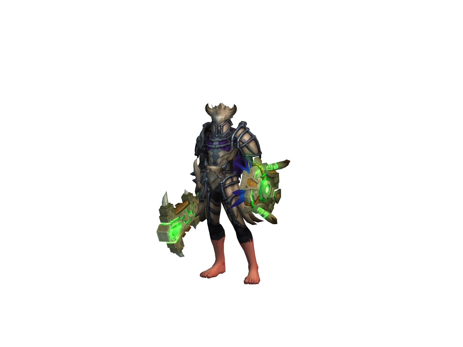 Sparto 3D character render