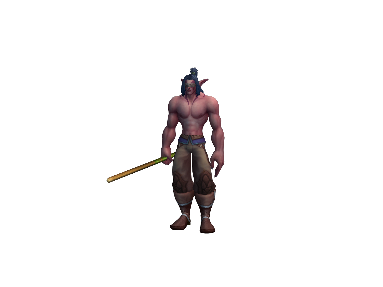 Karatechopyo 3D character render