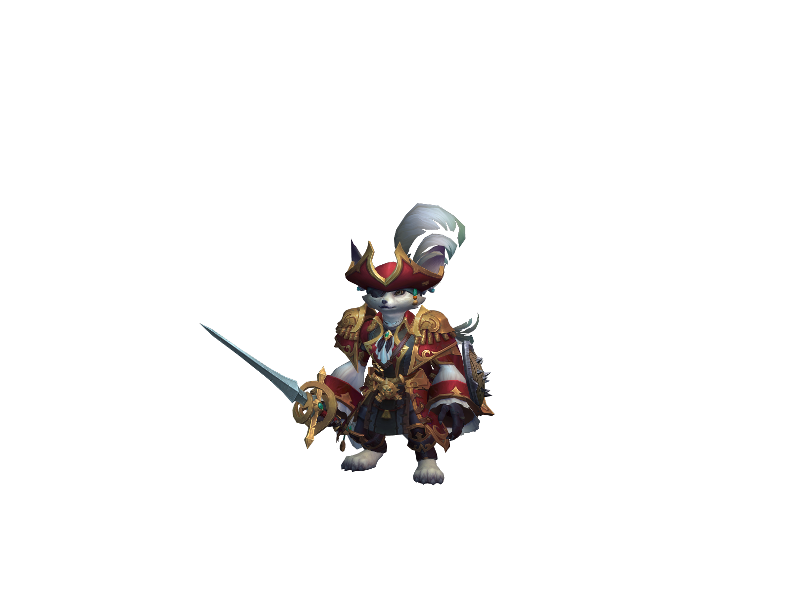 Foxxitank 3D character render