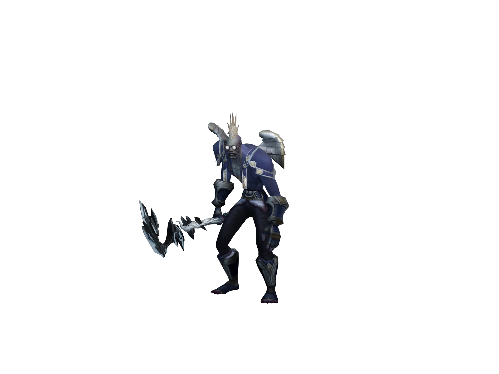 Drooded 3D character render