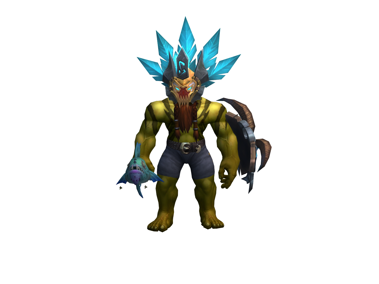 Corntown 3D character render