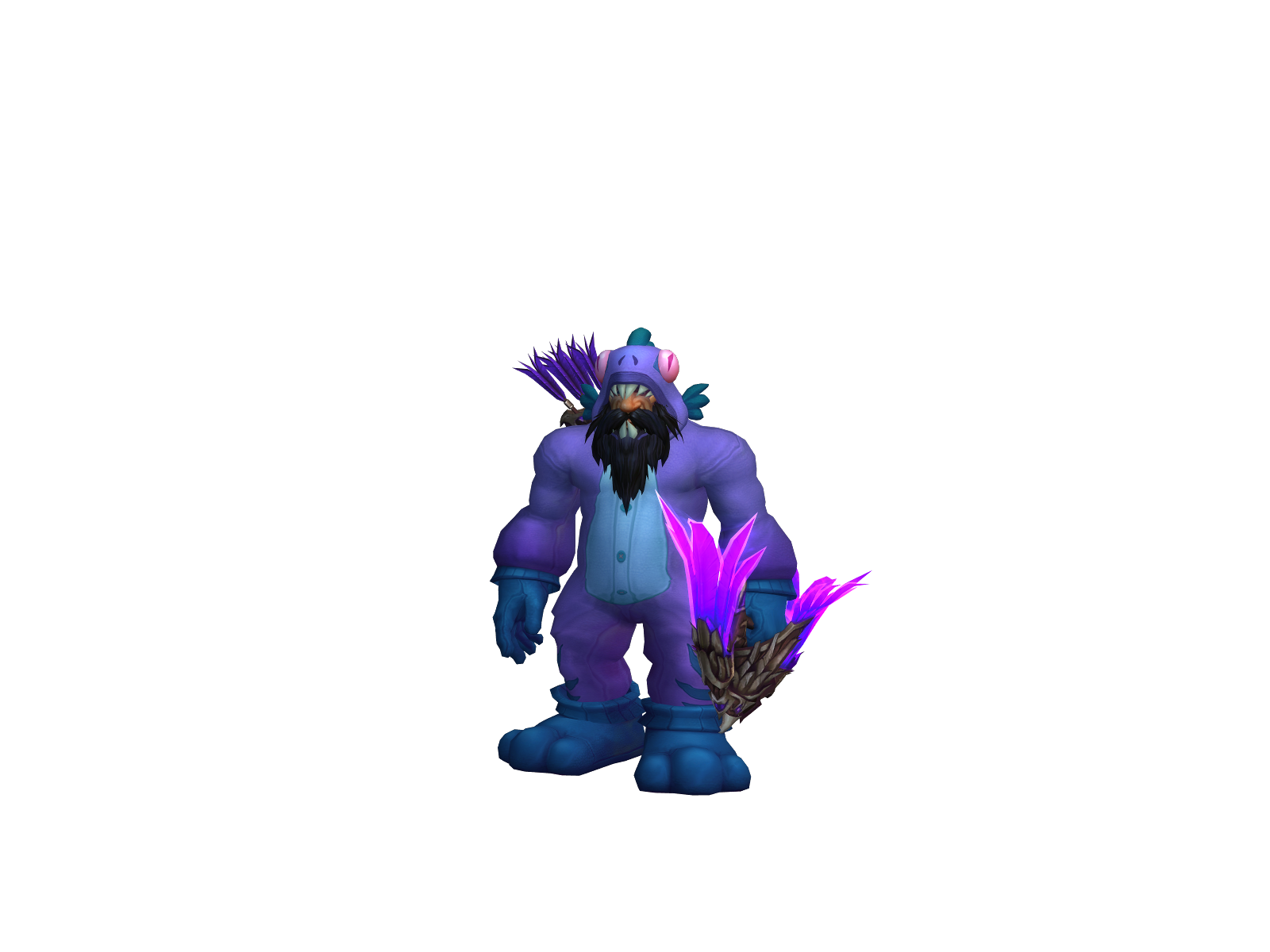 Thigazhunter 3D character render