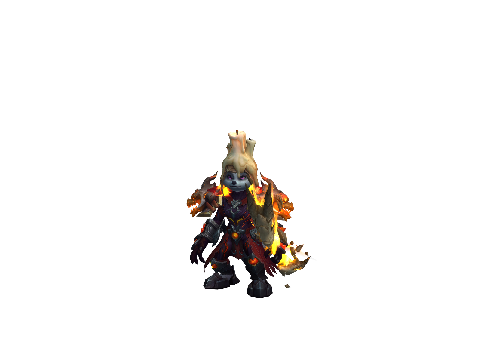 Puptart 3D character render