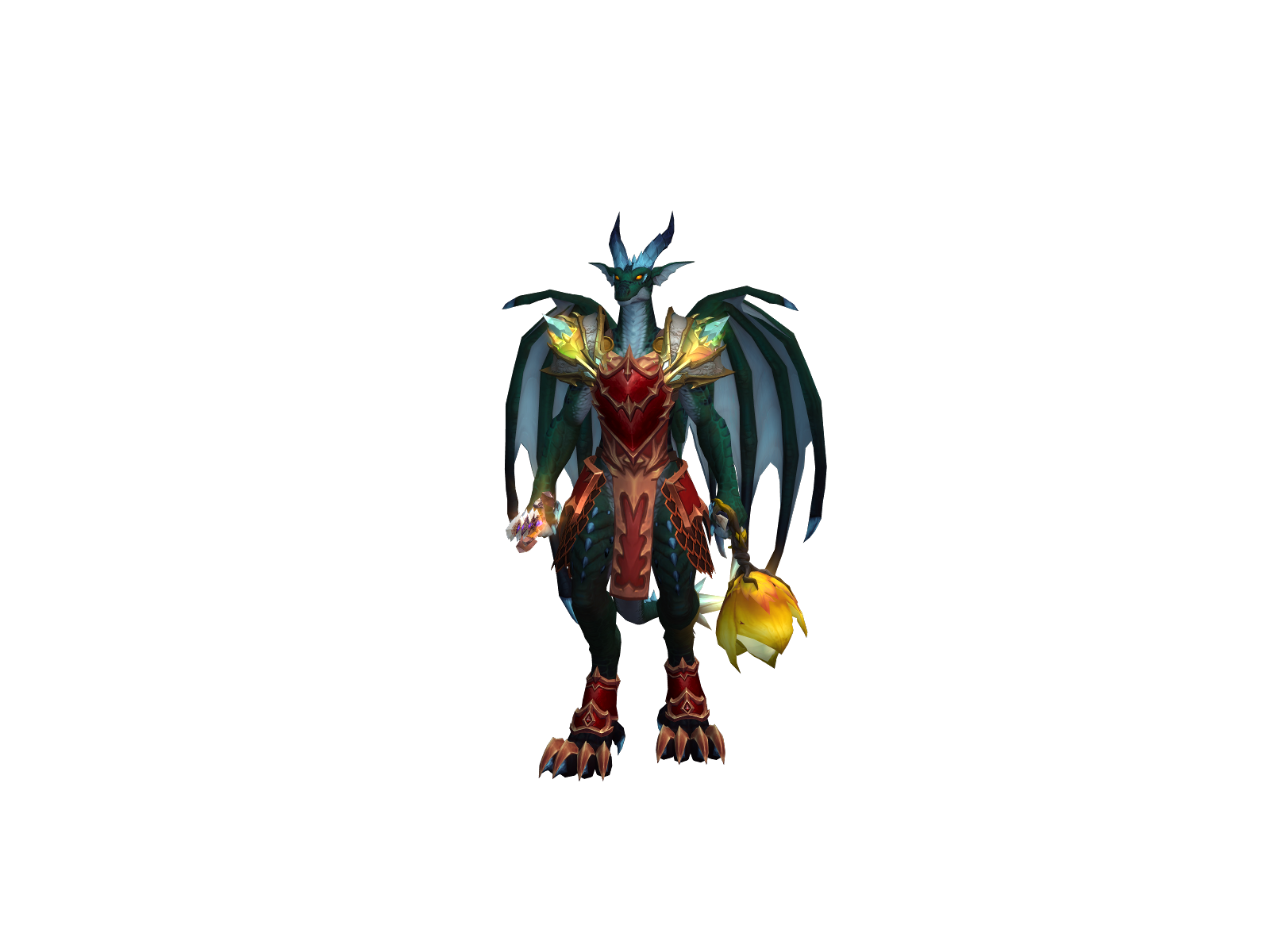 Lydrac 3D character render