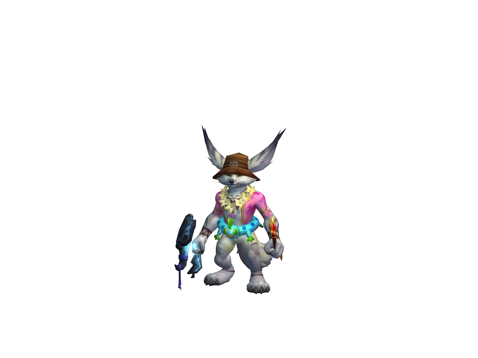 Wufox 3D character render